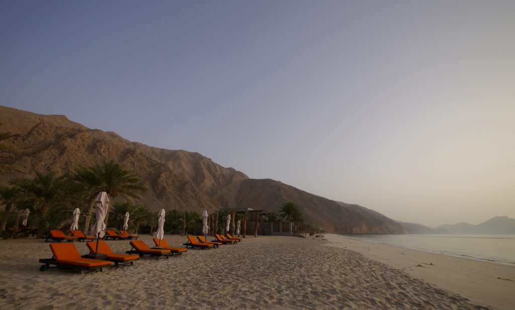 Six Senses Zighy Bay beach