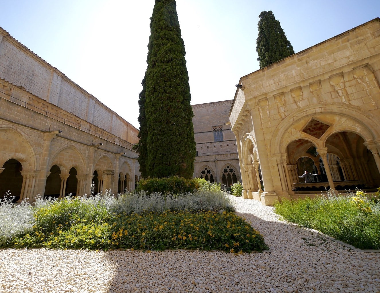 Poblet Monastery cloister