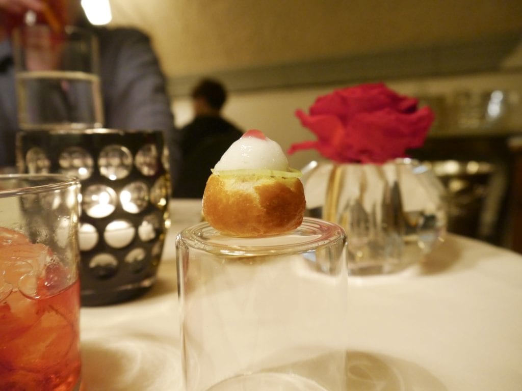 Enoteca Pinchiorri amuse bouche