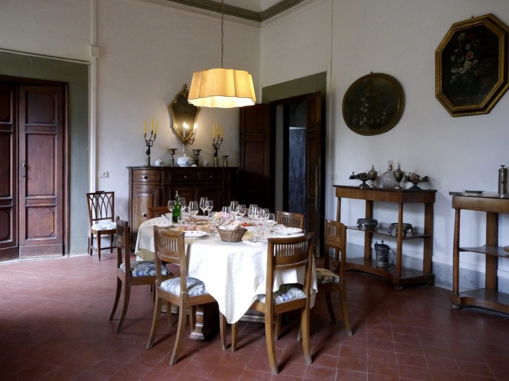 Tuscany wine tour Lunch at Villa del Cigliano