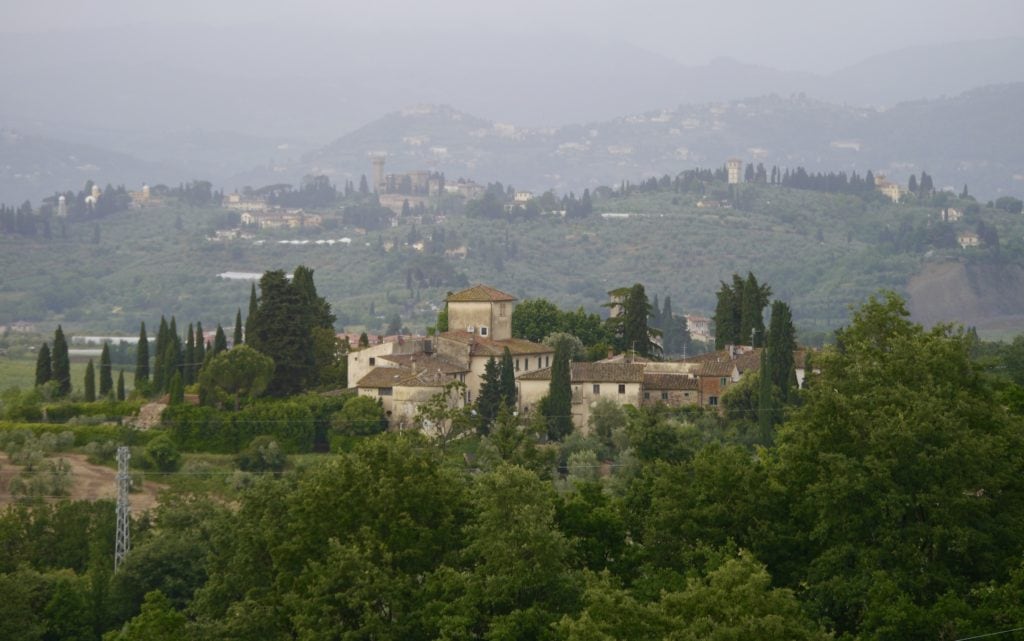 Florence in the distance, from Impruneta