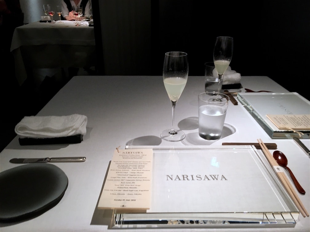 Narisawa menu