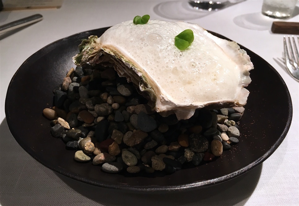Rock oyster at Narisawa