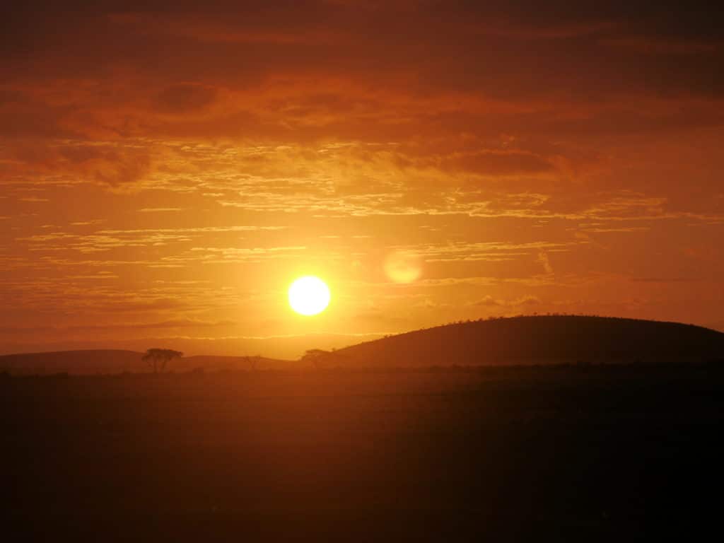 Sunrise on the Maasai Mara