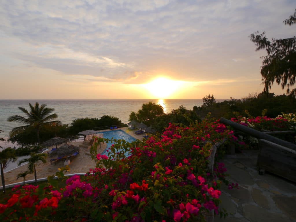 Sunset at The Manta Resort