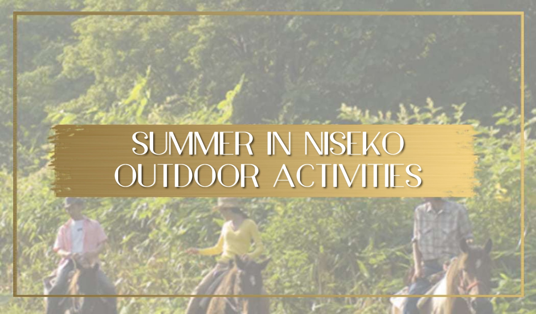 Summer in Niseko Japan main