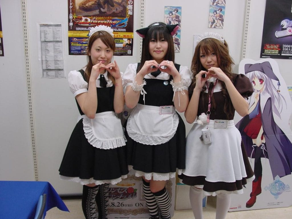 Japan maid cafe