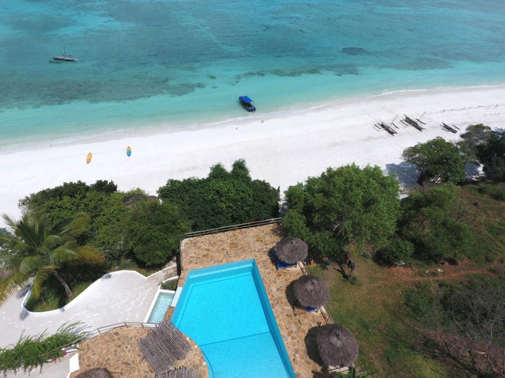 The pool at The Manta Resort