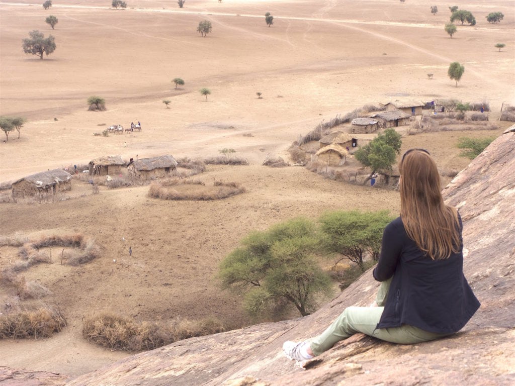 Maasai village in Amboseli