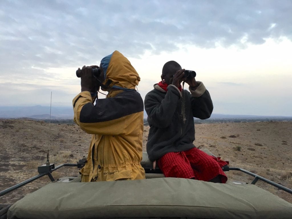 My two Maasai guides in Amboseli