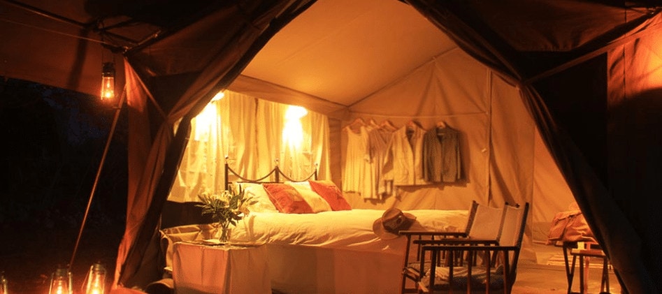 Mobile tented safari