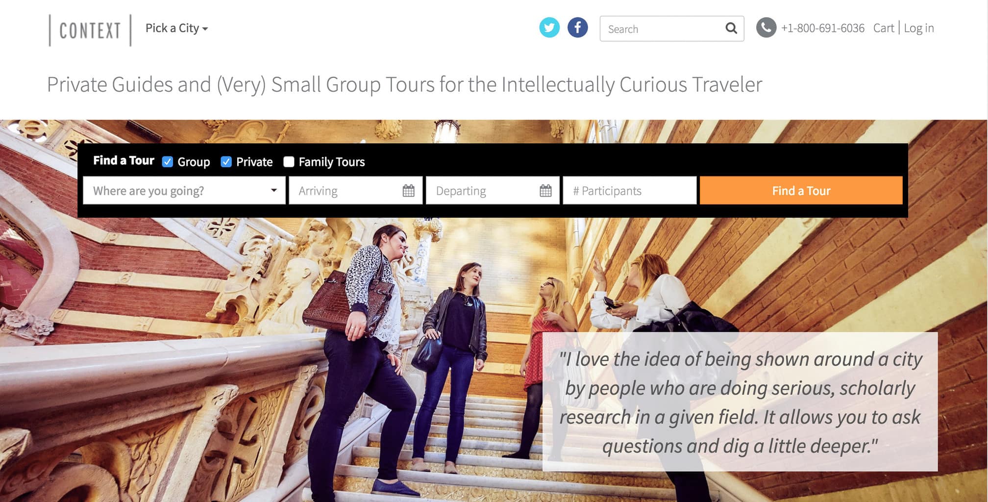 Context Travel website