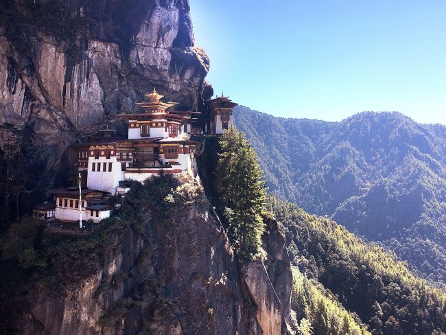 Tiger's Nest from the start of the stairs