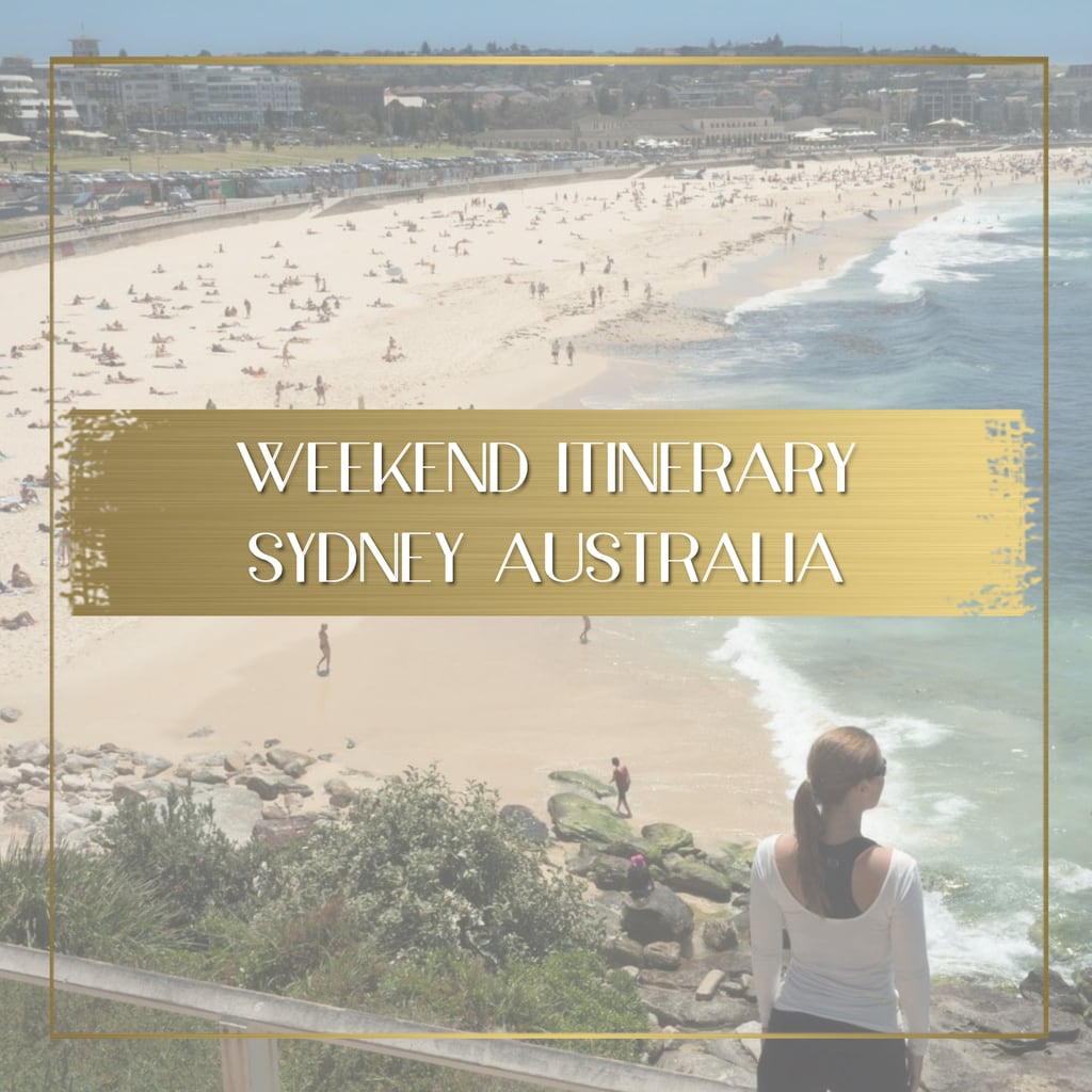 Weekend itinerary Sydney Australia feature