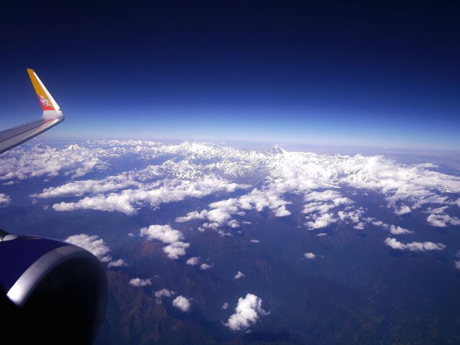 Himalayas from Delhi to Paro