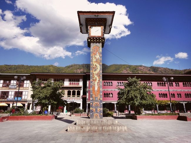 Thimphu clock tower