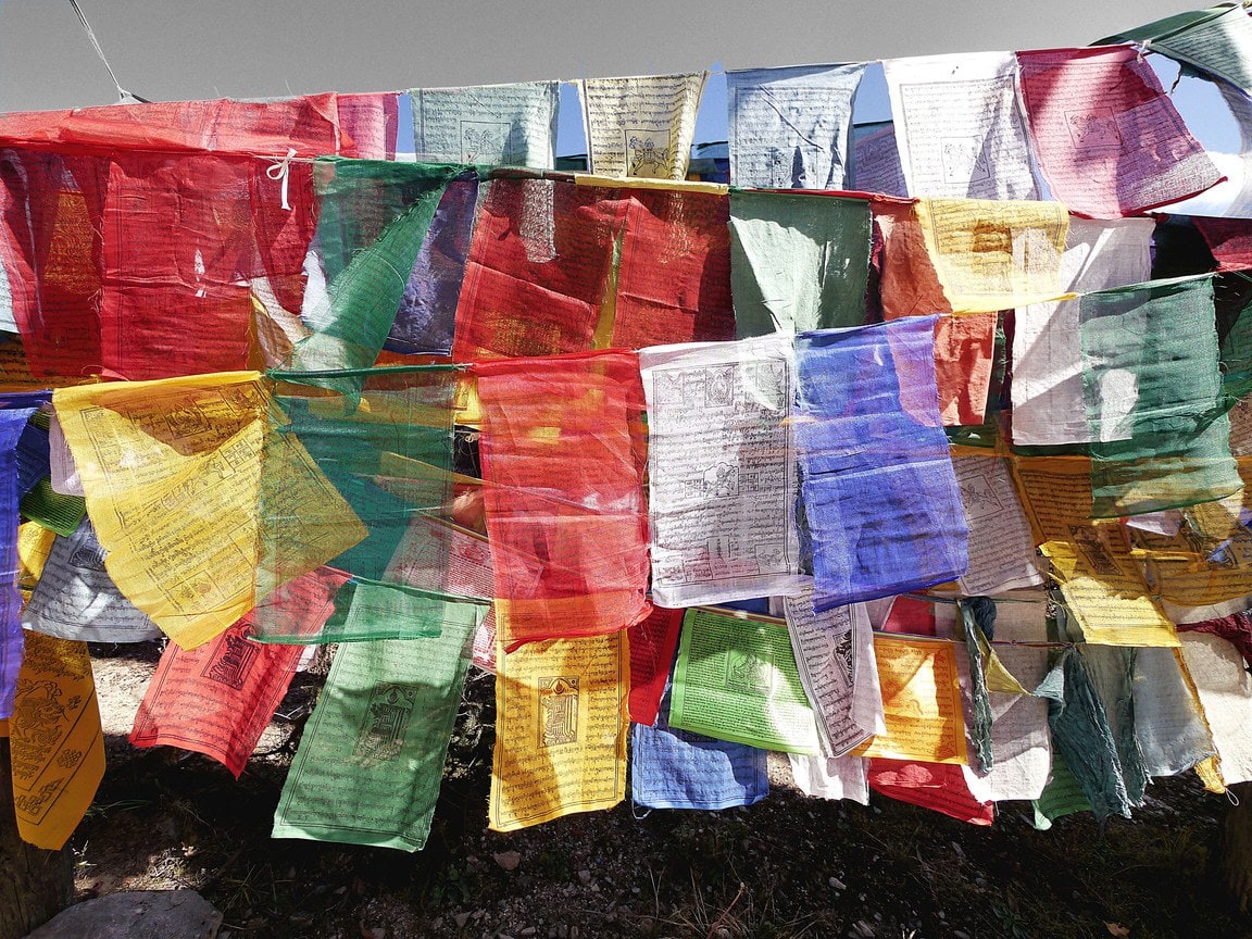 Prayer flags in Bhutan