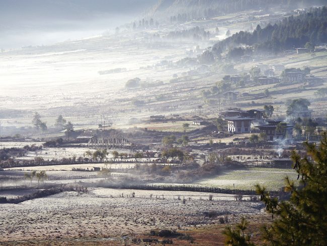 Gangtey's valley