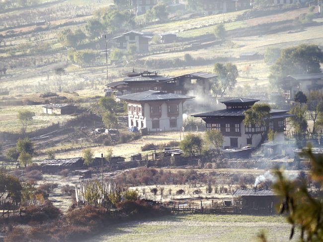 Gangtey's valley