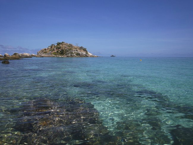 Chrystal clear waters on Lizard Island