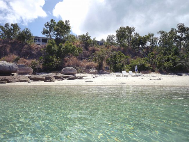 Sunset beach on Lizard Island Resort