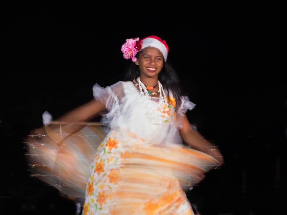 Chamorro traditional dance at Sheraton Laguna Guam