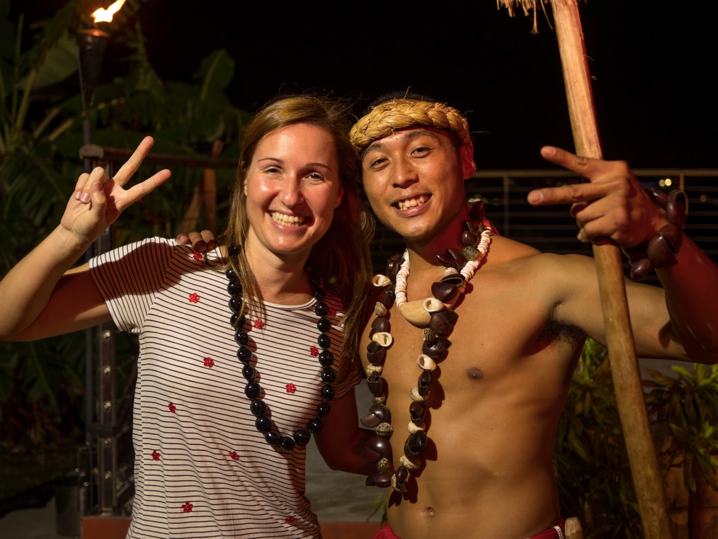 Chamorro traditional dance at Sheraton Laguna Guam