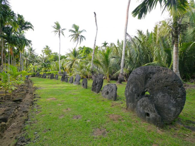 Stone Money bank in Yap