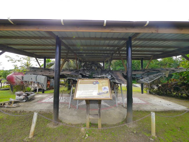 WWII hellcat wreck in Yap