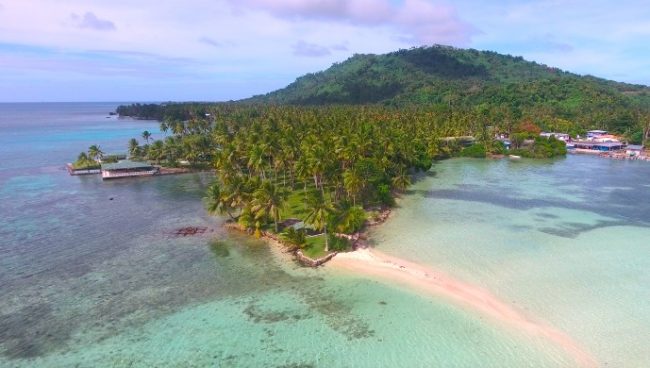 Chuuk aerial photo for Interesting facts about Micronesia