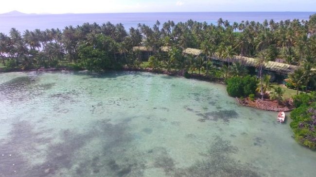 Blue Lagoon Resort Chuuk aerial