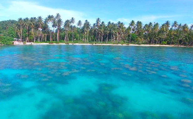 Blue Lagoon Resort Chuuk aerial