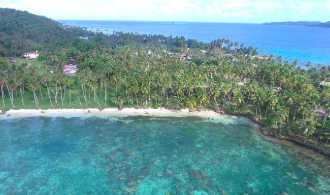 Blue Lagoon Resort Chuuk aerial