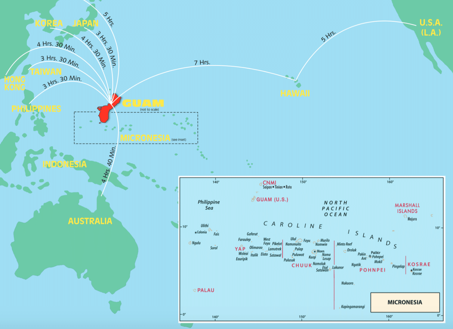 Map of Guam