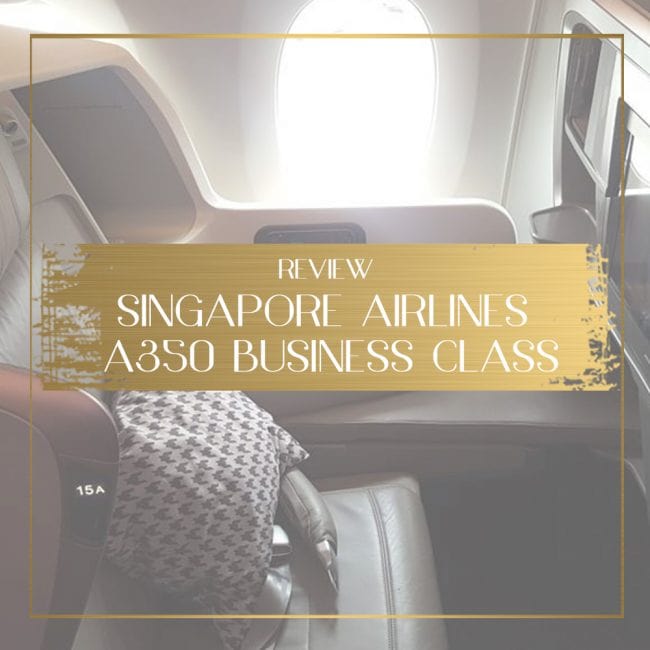 Singapore Airlines A350 feature