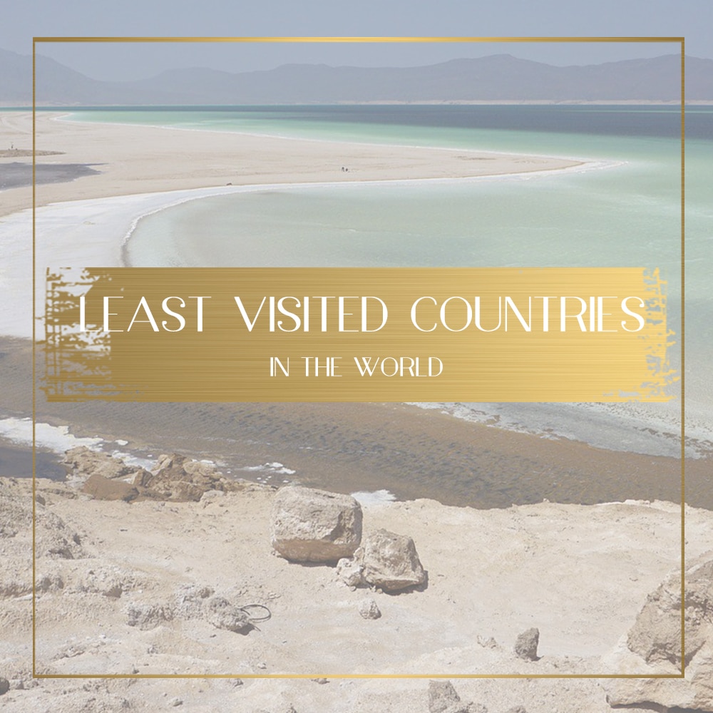 A comprehensive list of the world's least visited countries