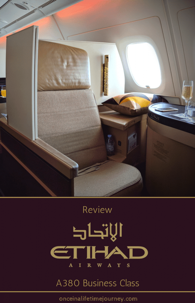 Etihad A380 Business Class