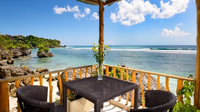 Villa Impossibles, Pecatu, Bali - Alfresco dining in front of bedroom one