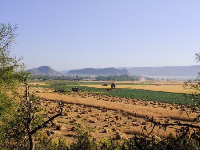 View of the plains