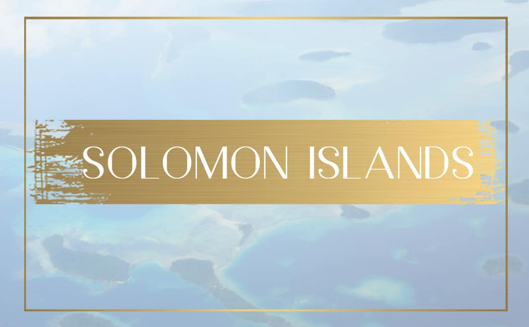 Destination Solomon Islands