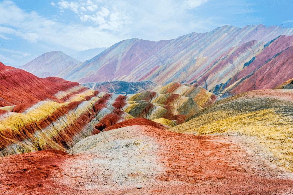 The marvelous Zhangue Danxia Landform