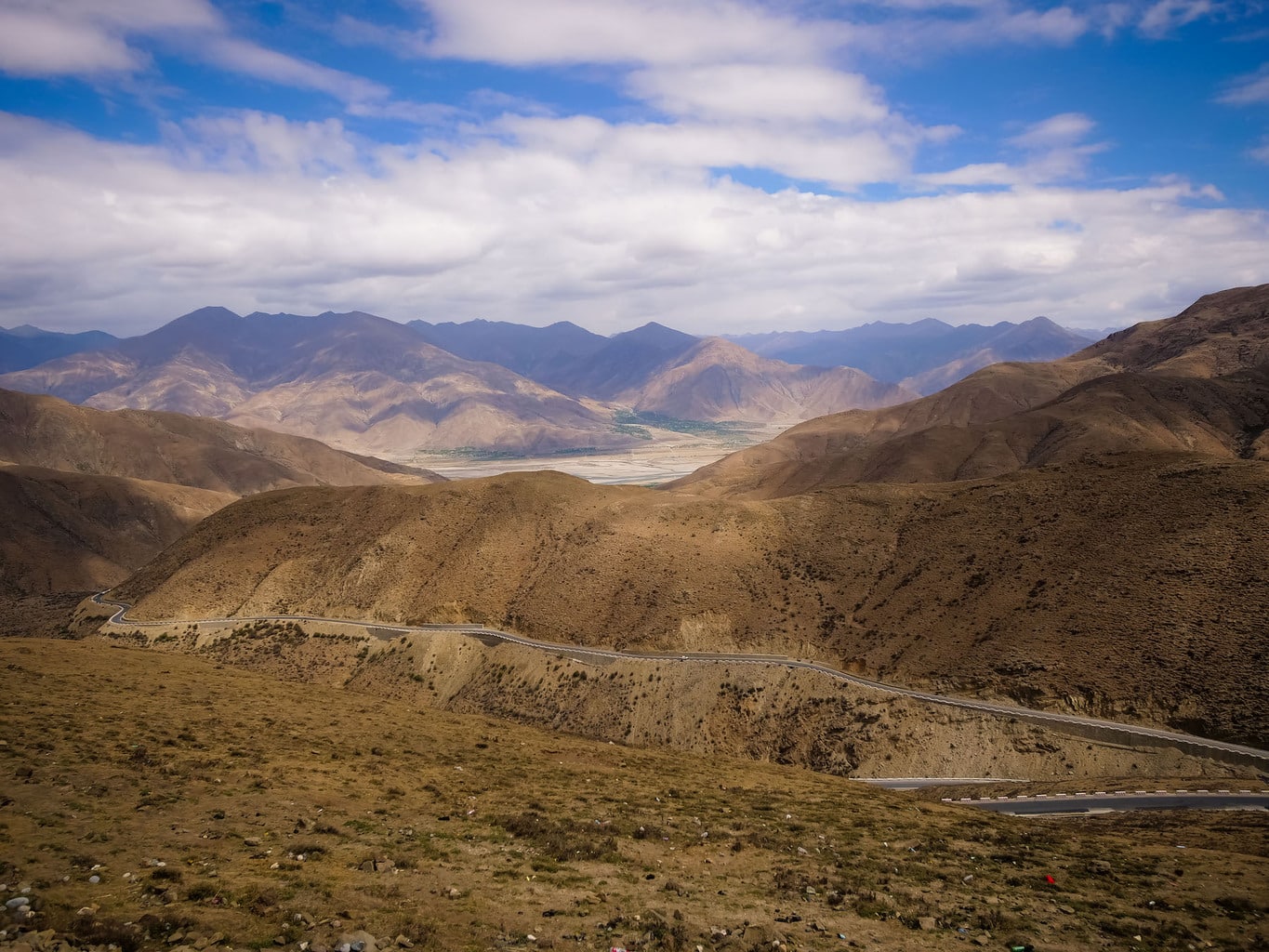 View from above Tibet