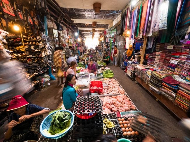 Siem Reap market