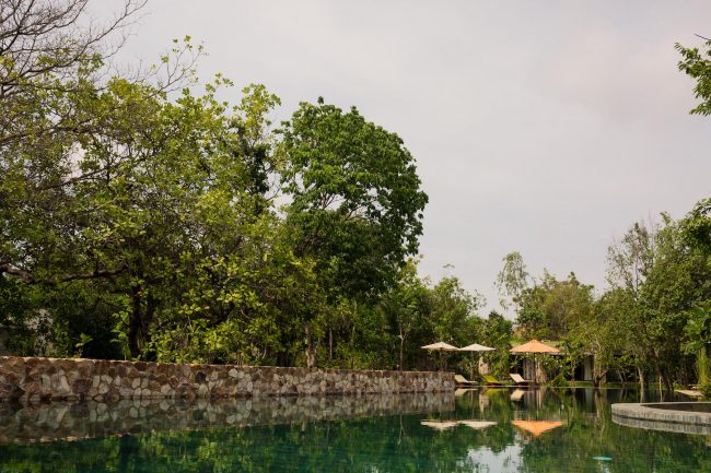 The gigantic swimming pool