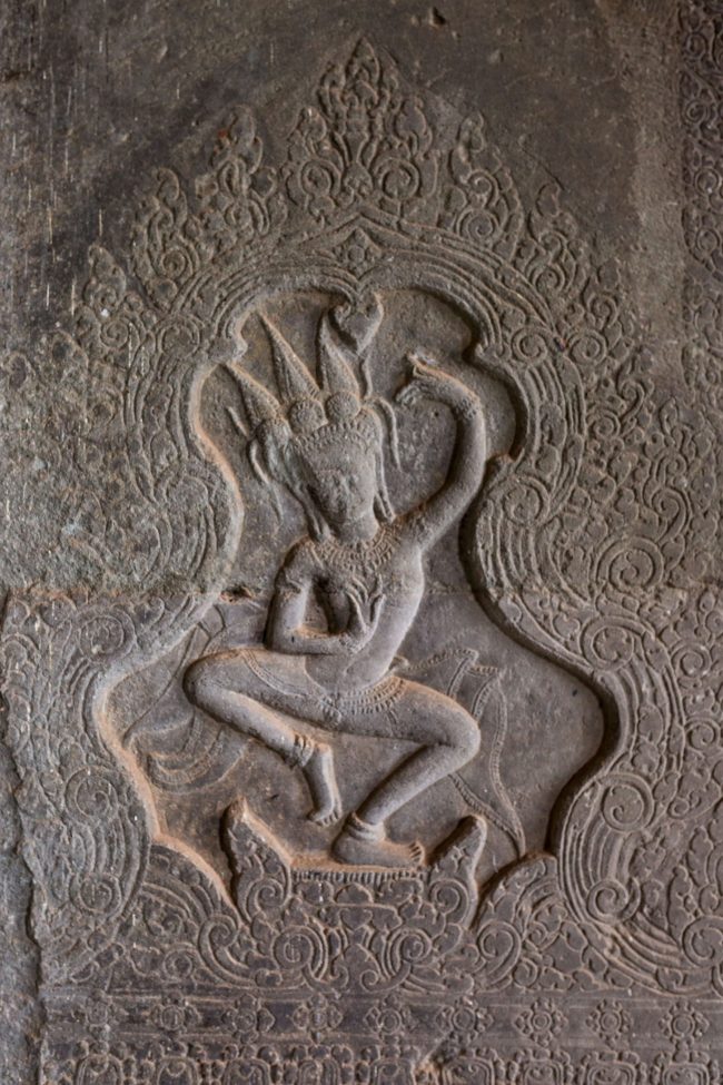 Apsara relief