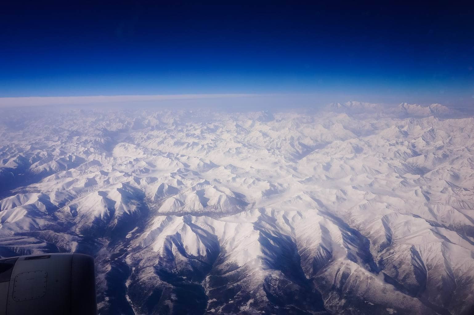 Flying in to Lhasa