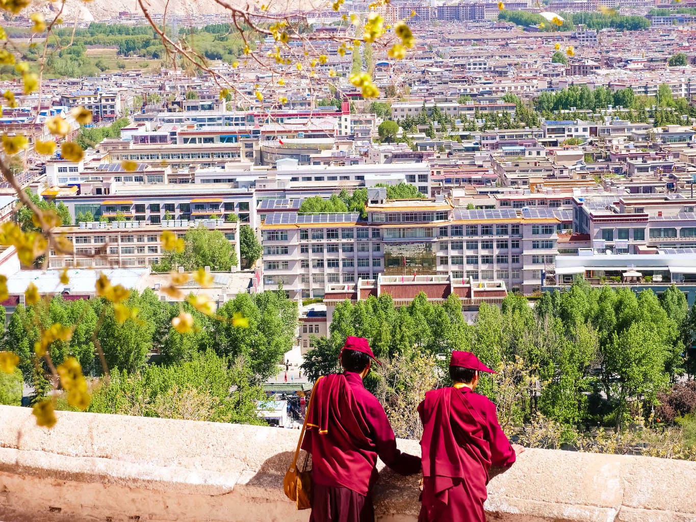 Lhasa from potala