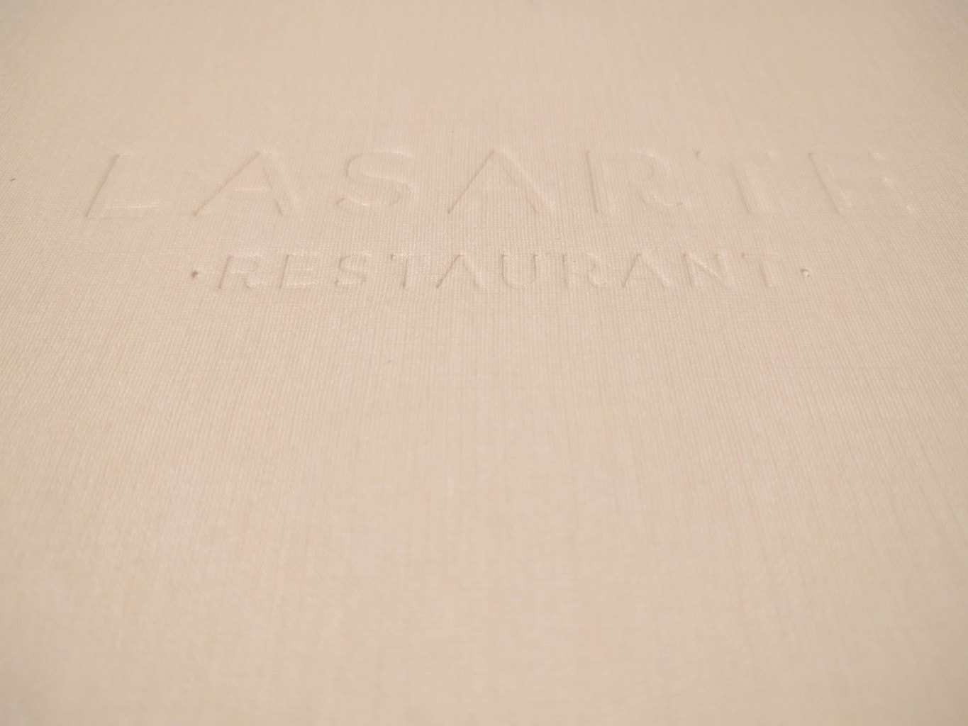 Review of Lasarte Menu