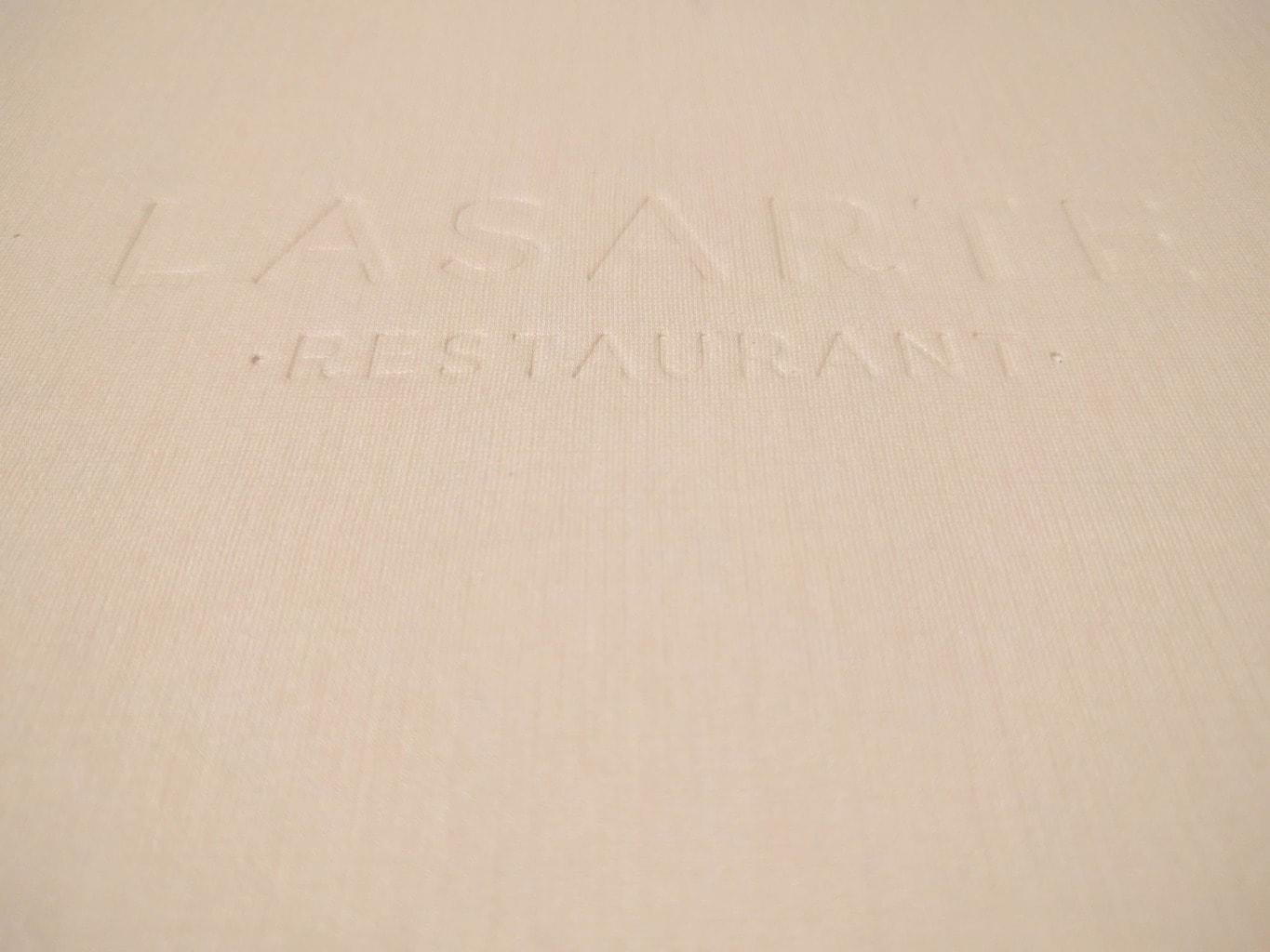 Review of Lasarte Menu