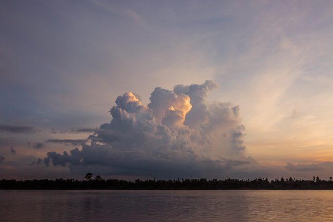 Irrawaddy River sunset